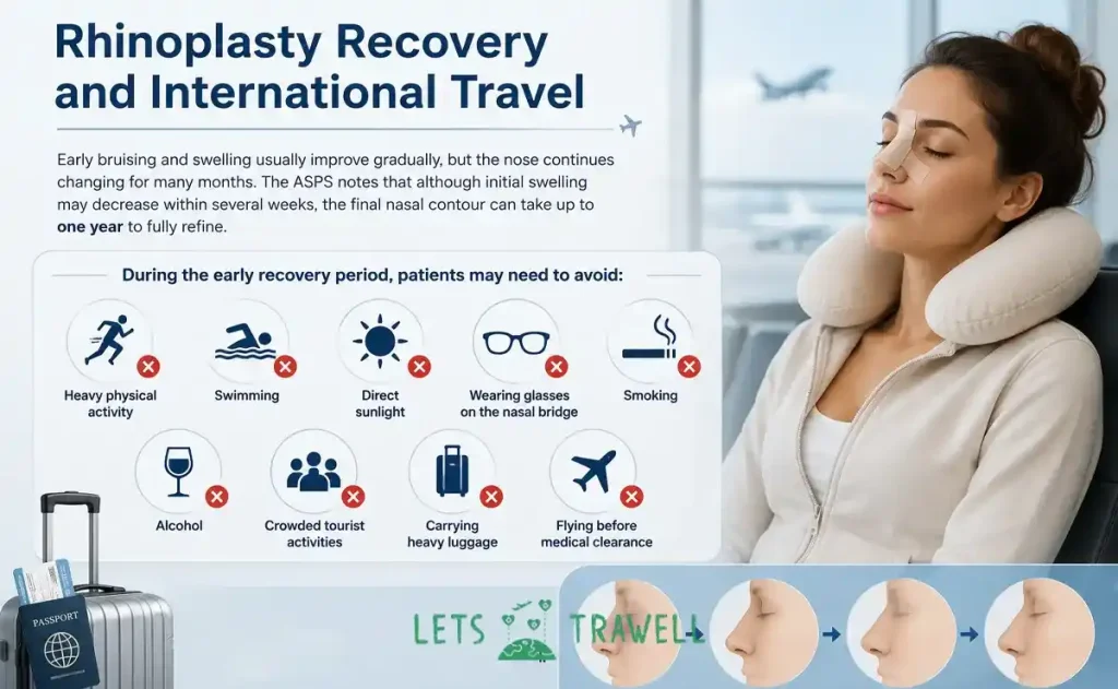 Rhinoplasty Recovery and International Travel